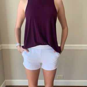 Side zip shorts
